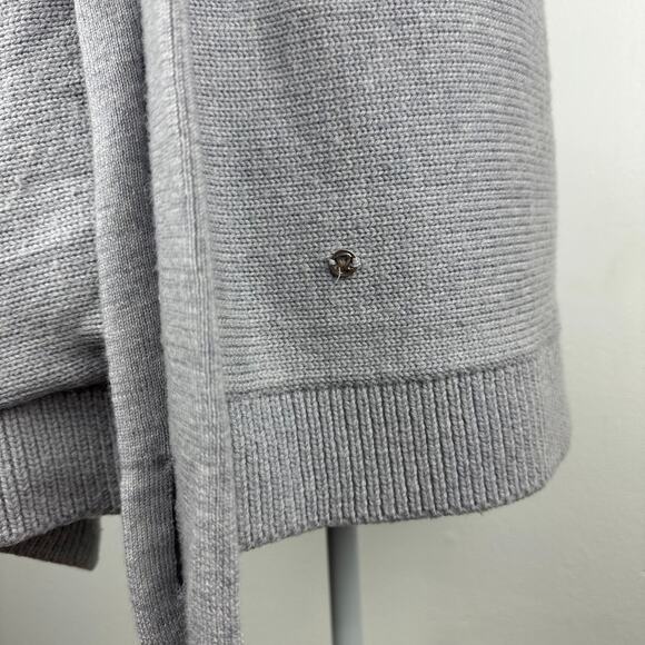 Lululemon Wrap It Up Sweater in Heathered Light Grey - Picture 8 of 10